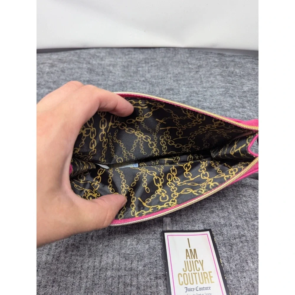 VTG Juicy Couture‎ Clutch Bag Pink with Perfume Sample New with Tags Deadstock